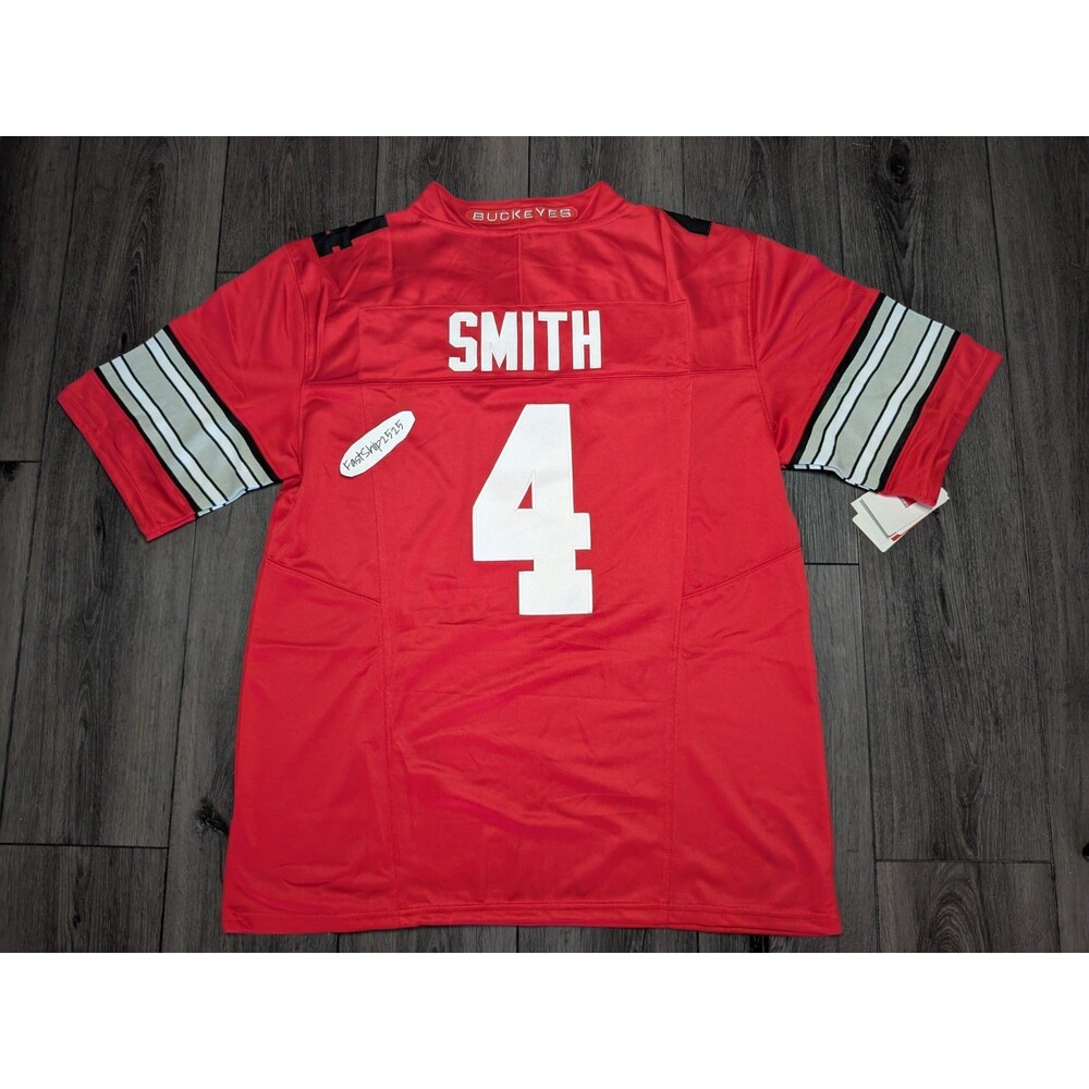 🚨 Jeremiah Smith #4 Ohio State Buckeyes Stitched Heritage 🏈 Jersey Men's 2XL - Picture 2 of 5